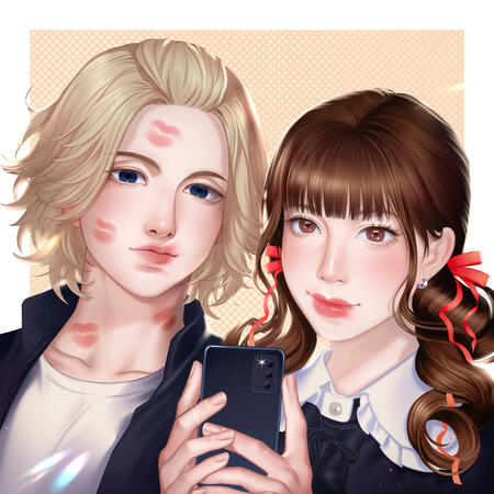 2 characters, bust, 60USD